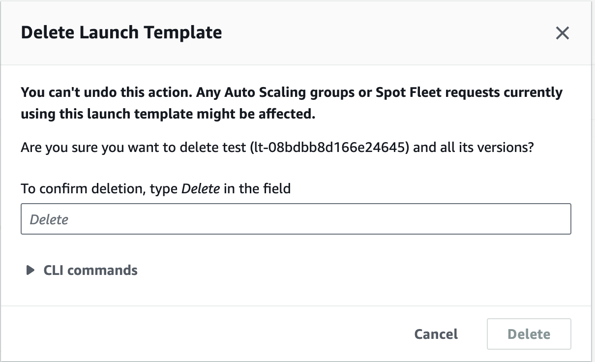 EC2 Launch Template